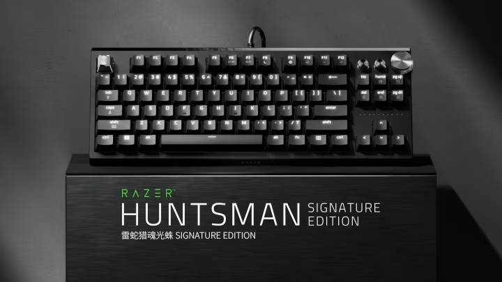 蛛Signature Edition新葡京雷蛇发布首款签名限量键盘猎魂光(图2) 蛛Signature Edition新葡京雷蛇发布首款签名限量键盘猎魂光(图2)